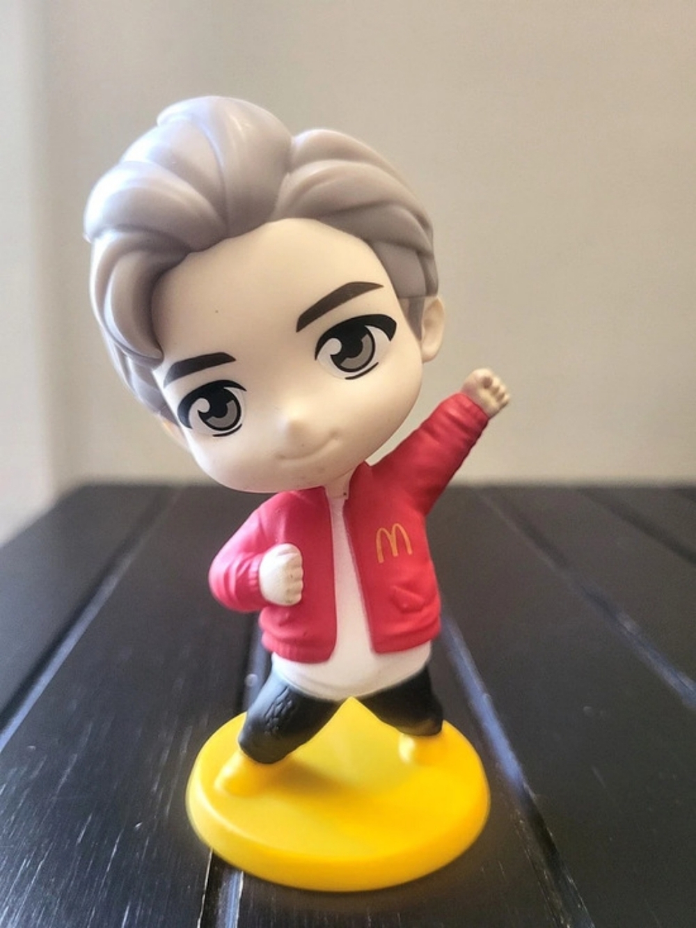 McDonald's TinyTAN Encore Edition RM Figure Red & Yellow